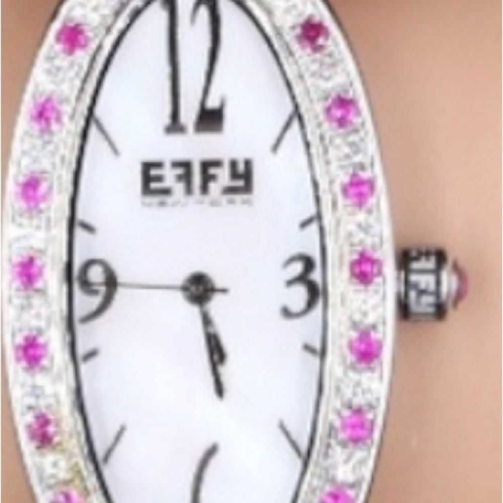 ❤️💎Perfect for Valentines Day Luxury EFFY Pink sapphire &💎1.77 ct pink croc band - Picture 4 of 11